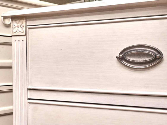 Restoration Hardware  Cream  Finish 6 Drawer Dresser
