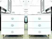 Pair of Bernhardt 'Silhouette' Three Drawer Nightstands