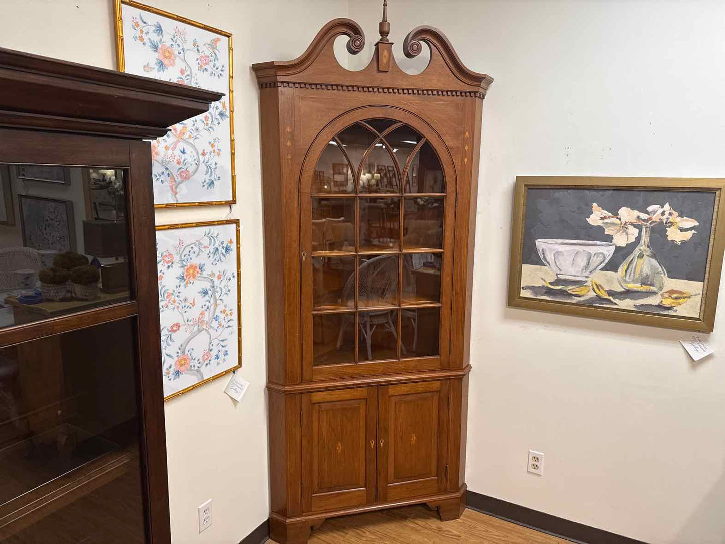 Chippendale Corner Cabinet
