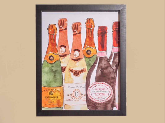 'Bubbly' Framed Print 1/2