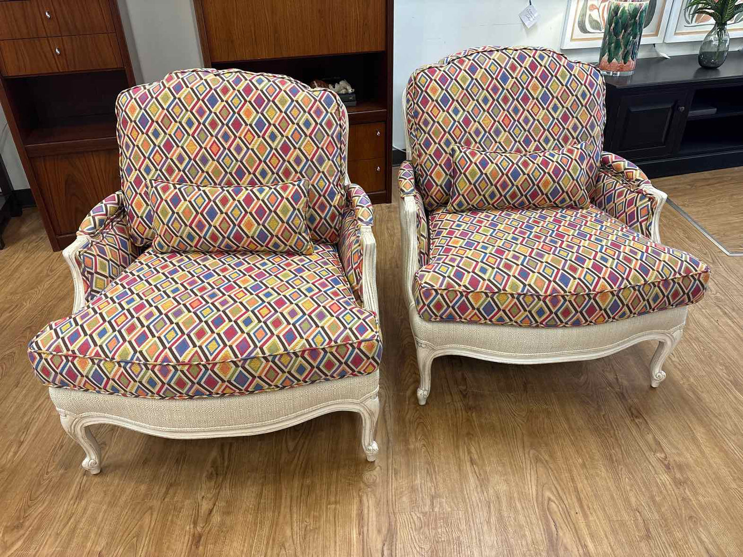 Pair of Ethan Allen 'Versailles' Chairs