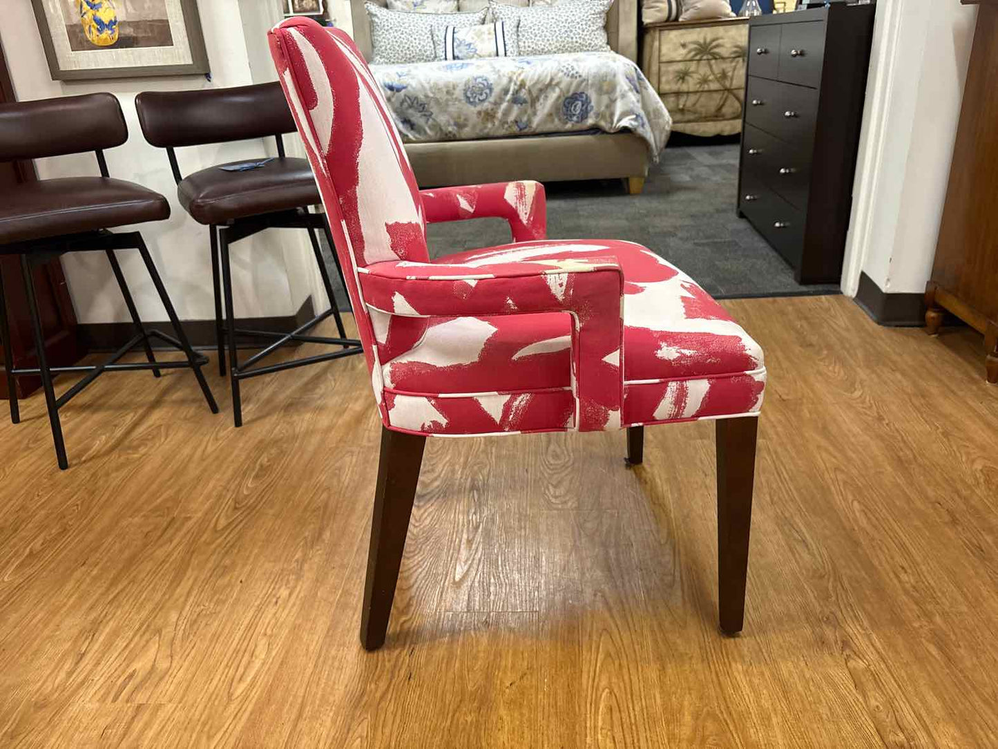 Pair of Mitchell Gold + Bob Williams Arm Dining Chairs