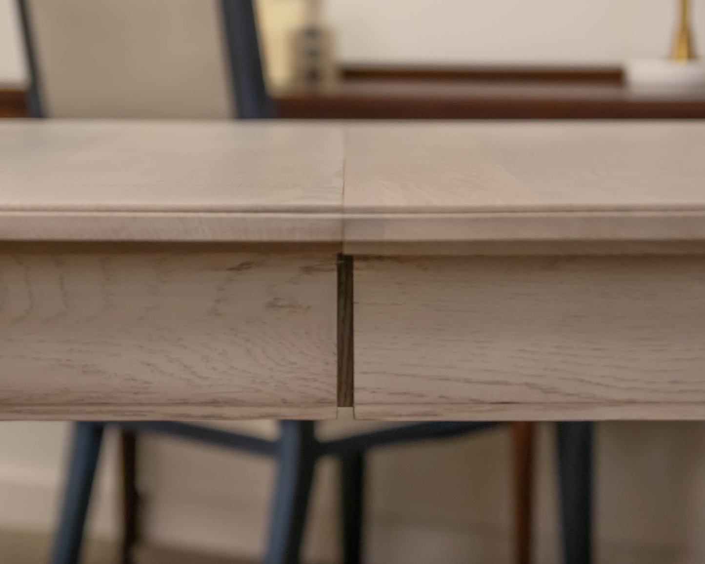 Gat Creek Marseille 84" Expanding Dining Table in Weather Oak Sail Finish