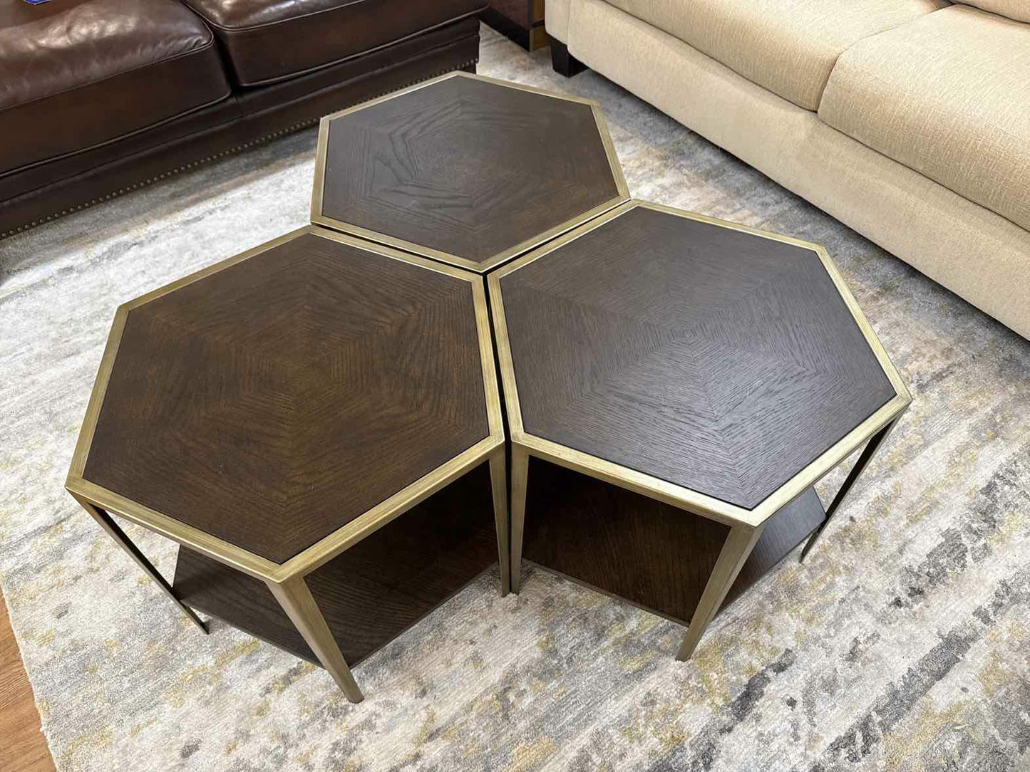 Uttermost 'Alicia' Geometric Side Table