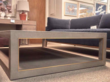 Restoration Hardware 'Cela' Shagreen Cocktail Table