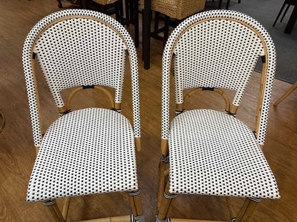 Pair of Serena & Lily 'Riviera' Highback Counter Stools