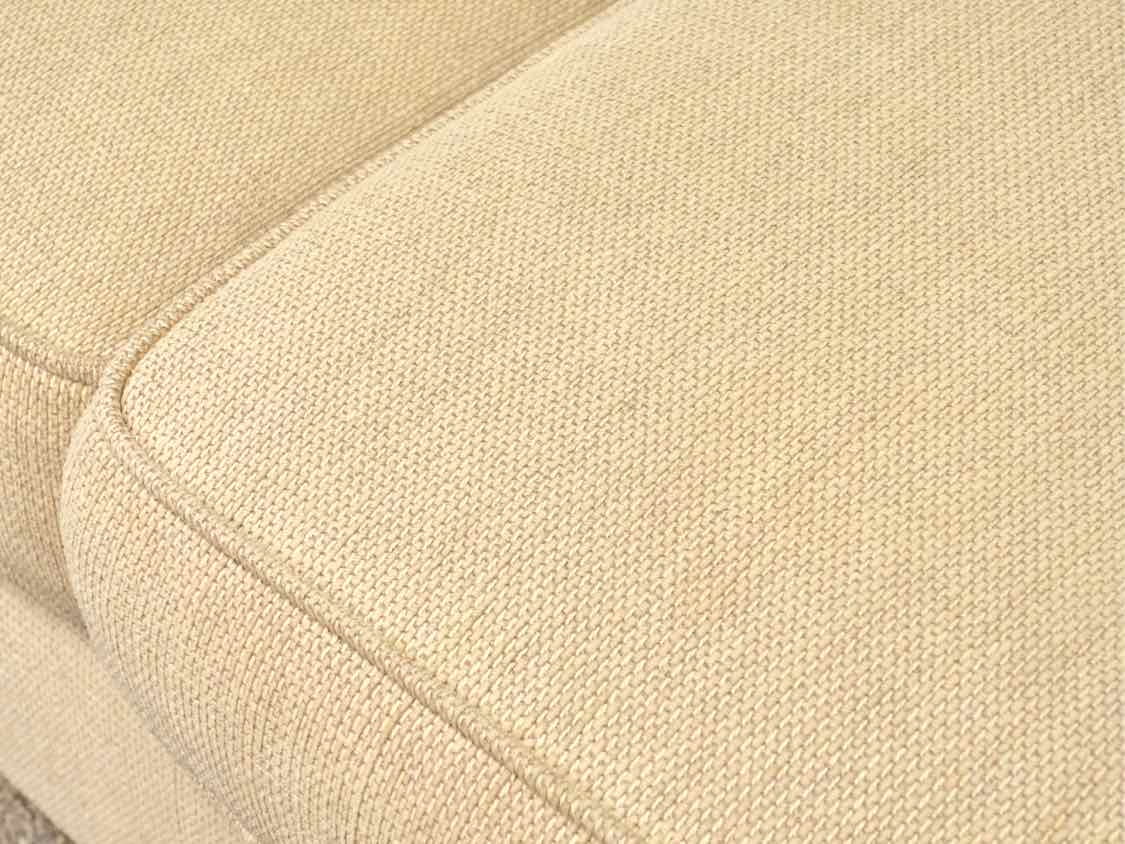 Crate & Barrel 87" Track Arm 3-Cushion Sofa in Wheat Chenille