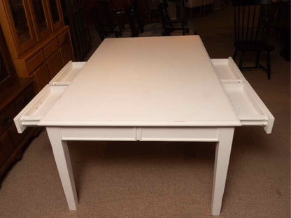 Magnolia Home White Keeping Dining Table with 6 Drawers