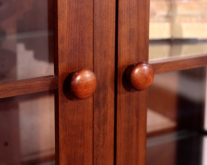 Ethan Allen American Impressions 2 Piece Cherry China Cabinet