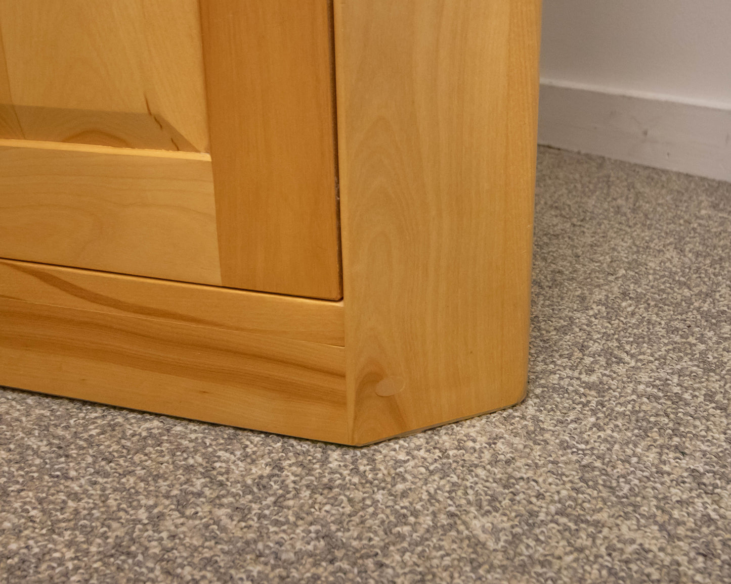 Pompanoosuc Mills Solid Birch Corner Cabinet