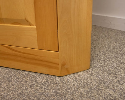 Pompanoosuc Mills Solid Birch Corner Cabinet