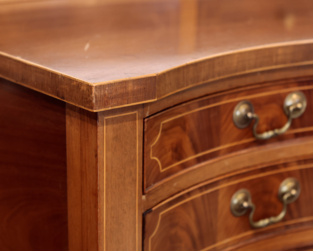 Federal Style Mahogany Serpentine Sideboard