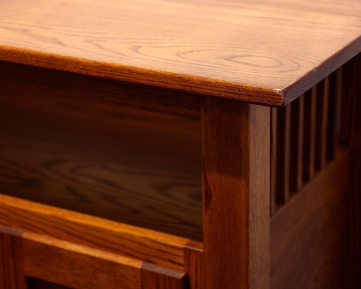 Arts + Crafts Oak Console