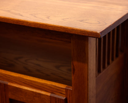 Arts + Crafts Oak Console
