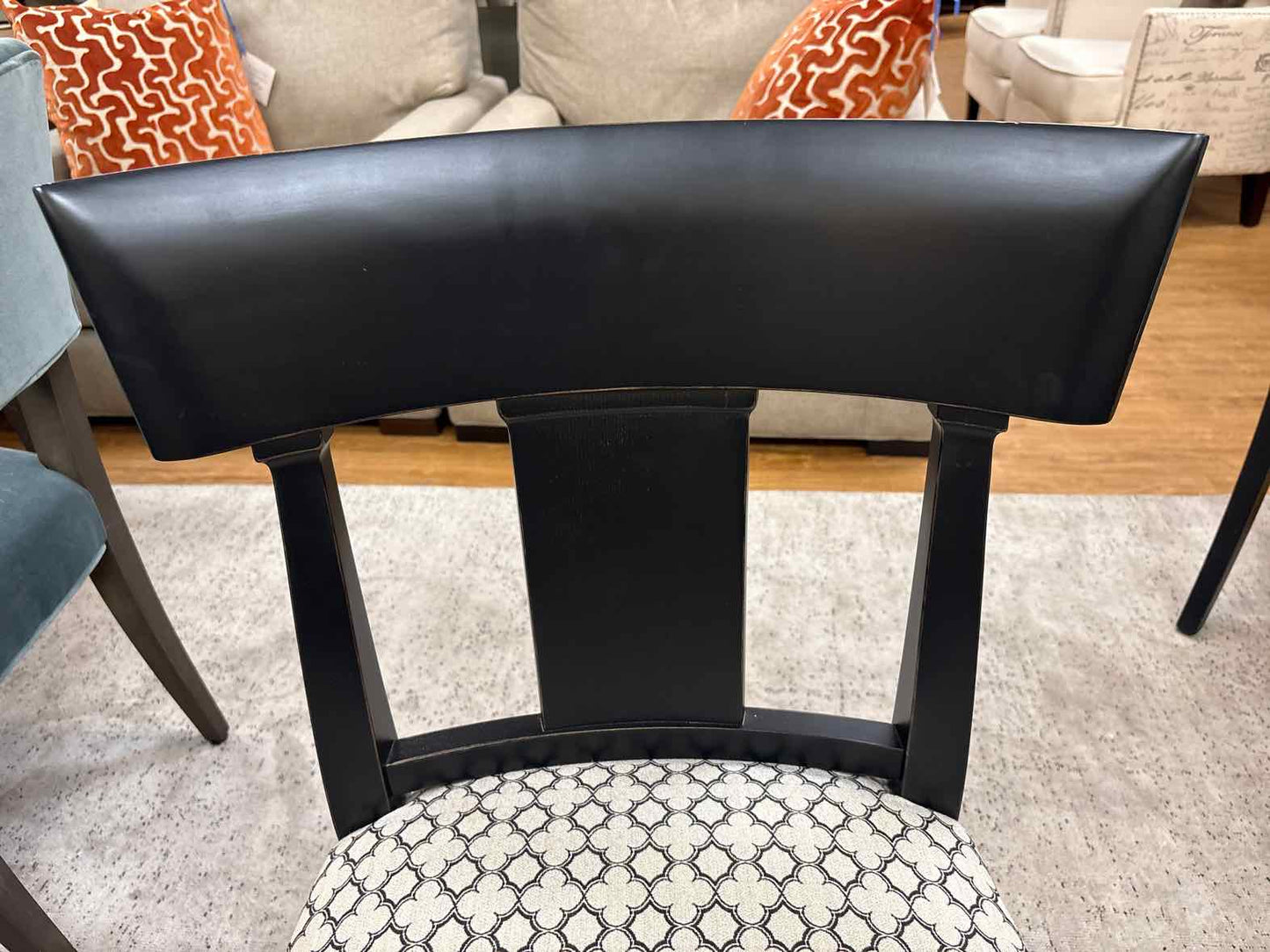 Arhaus Set of 4 'Klismos' Dining Chairs