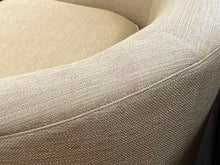 Kidney Shaped Skirted Loveseat