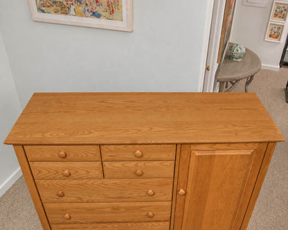 Vermont Tubbs 9 Drawer 1 Door Chifferobe Chest