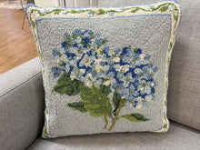 Hydrangea Hook Pillow W/ Border