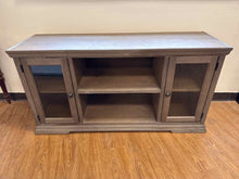 Weathered Wood Media Console