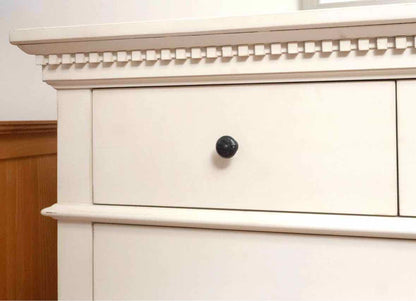 Restoration Hardware Cream Finish 7 Drawer Dresser