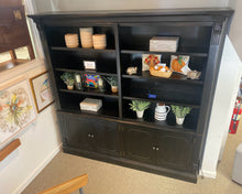 RH 'St. James' Oak with Black Stain 4 Piece Bookcase & 6 Adjustable Shelves