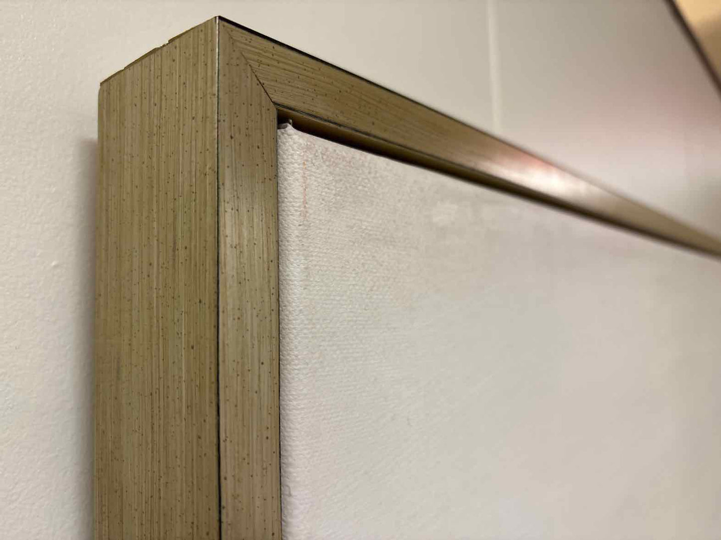 Mauve & White Abstract Art