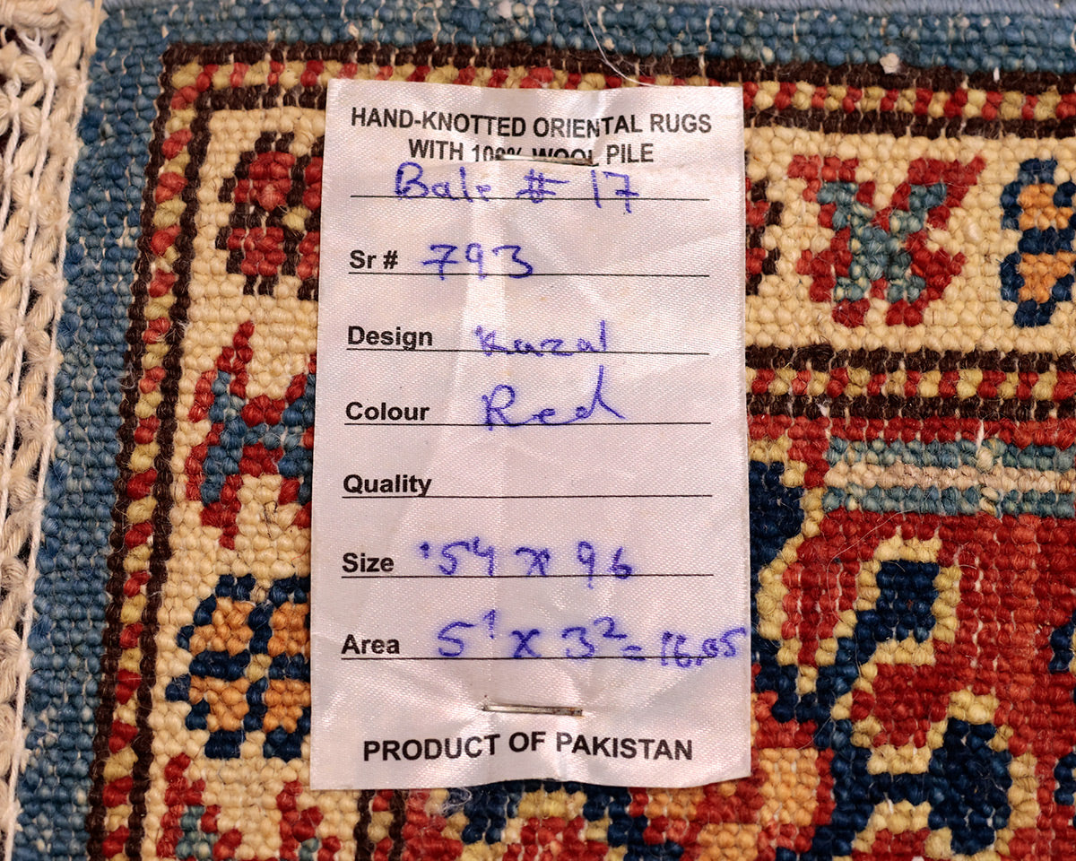 Hand-Knotted 100% Wool Oriental Rug
