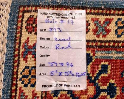 Hand-Knotted 100% Wool Oriental Rug