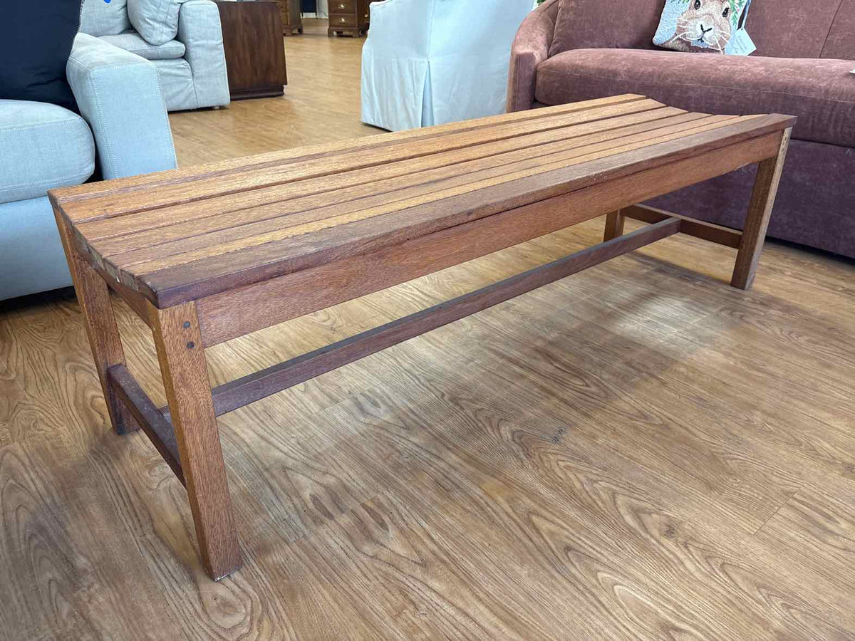 Seasons Four Curved Wooden Bench