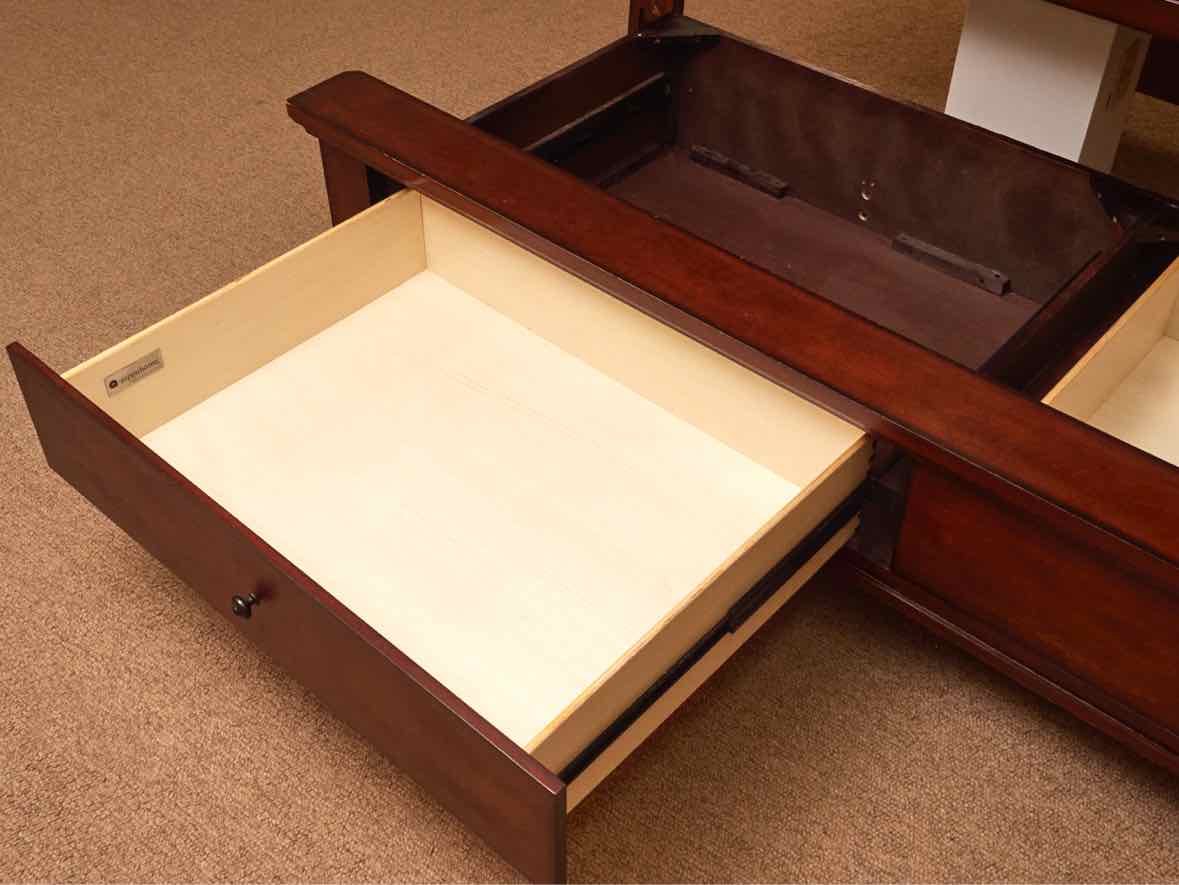 Aspen Home'Turner' Cherry Finish  2 Drawer Storage Sleigh  King Bed