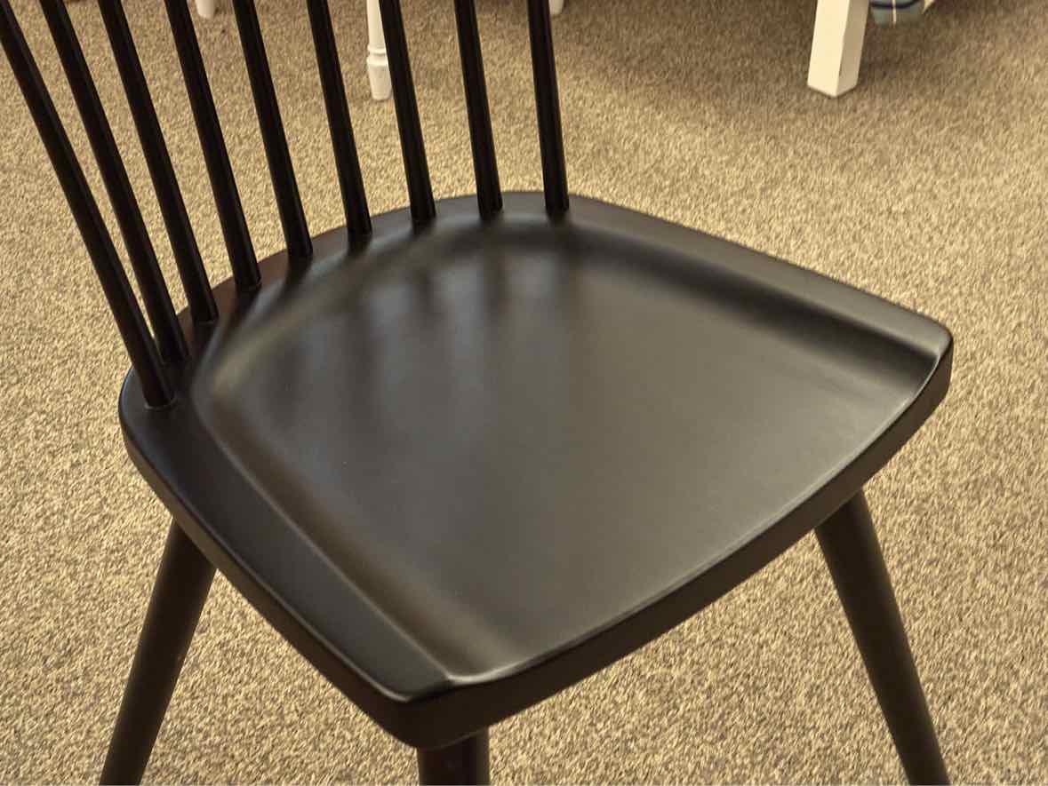 Gat Creek Jenna Dining Chair in Maple with Classic Black Finish