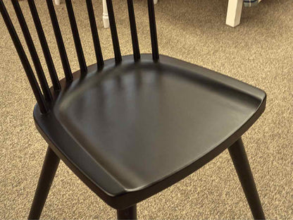 Gat Creek Jenna Dining Chair in Maple with Classic Black Finish