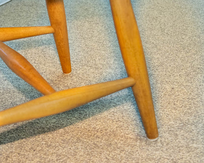 Pair of Thomasville Dining Arm Chairs in Maple