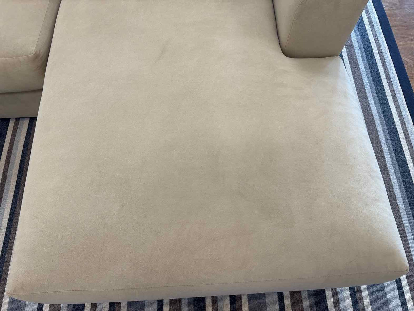 Pottery Barn 2-Piece Sectional in Camel