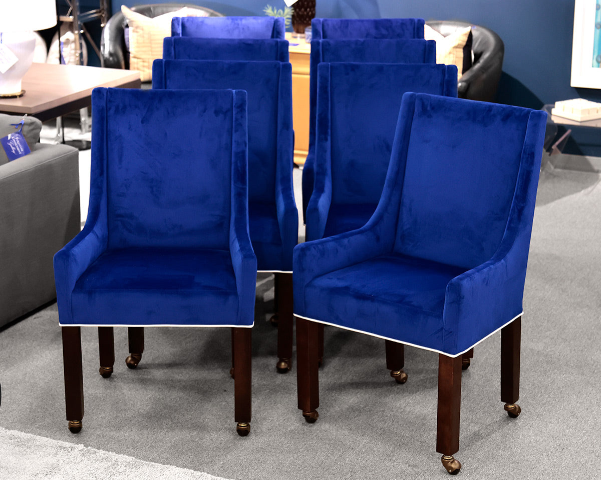 Set of 8 Custom Dining Chairs