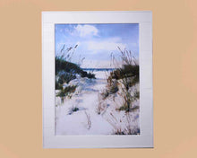 Dune View Art Print In Shiplap Style Frame