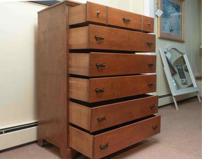 Maple 6 Drawer Chest