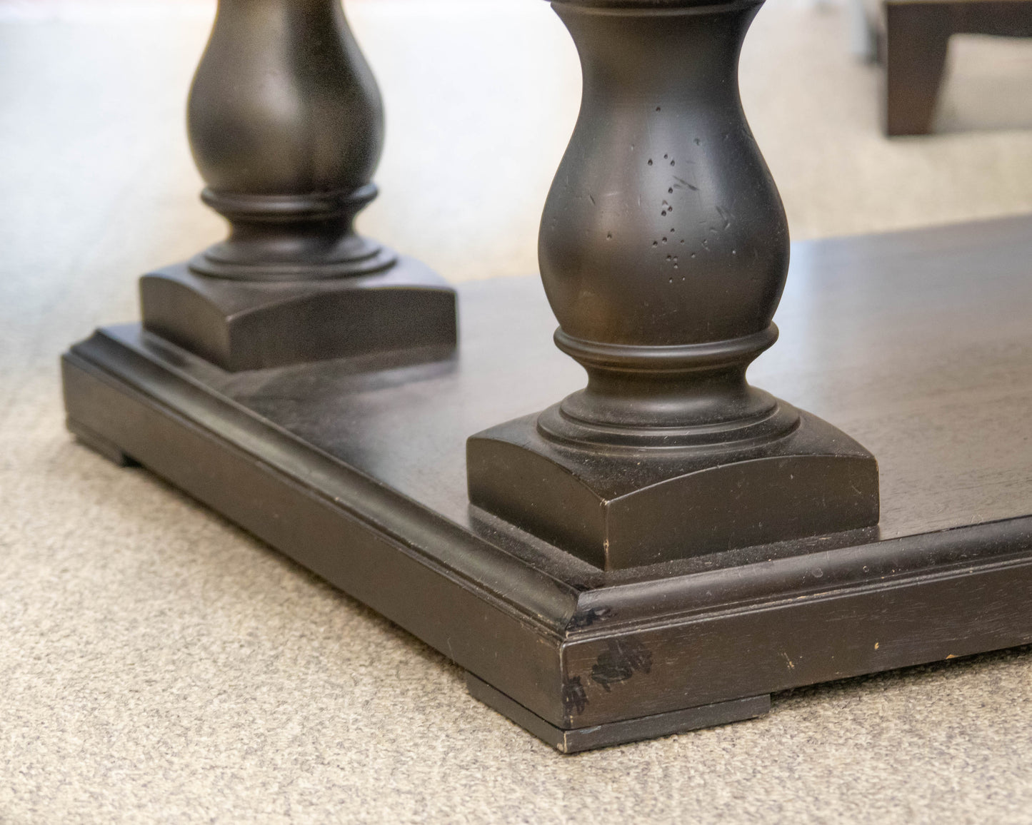 RH Balustrade Cocktail Table in Black Finish