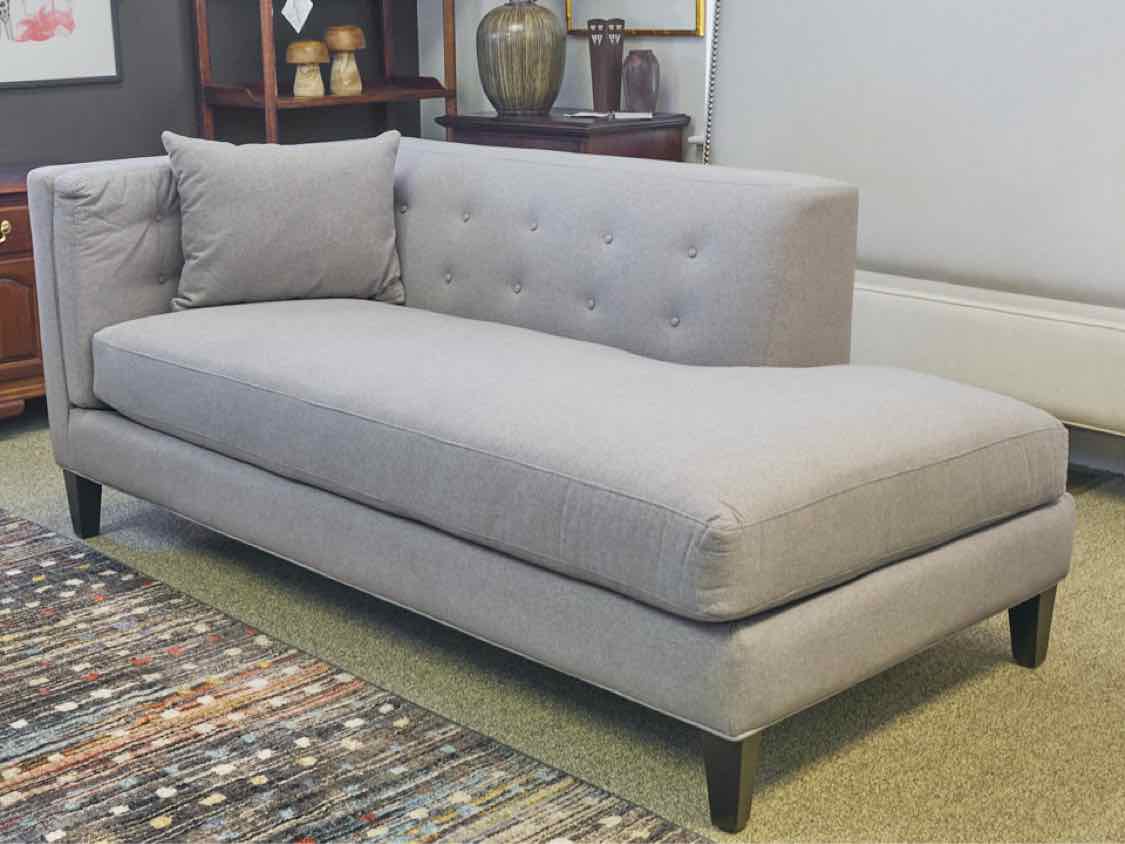 Jonathan Louis Right Arm Chaise in Grey