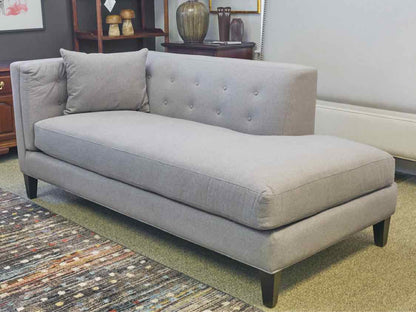 Jonathan Louis Right Arm Chaise in Grey
