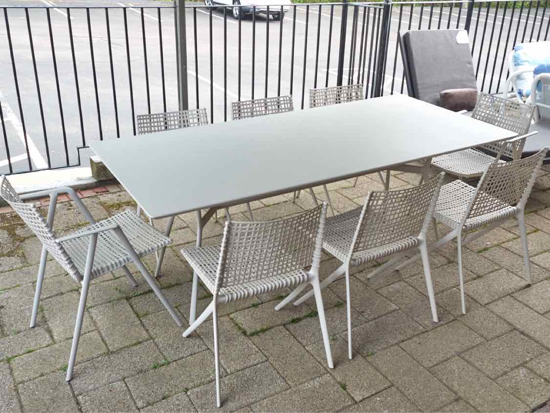 Janus et Cie 'Branch ' Powder Coated Aluminum Outdoor Set