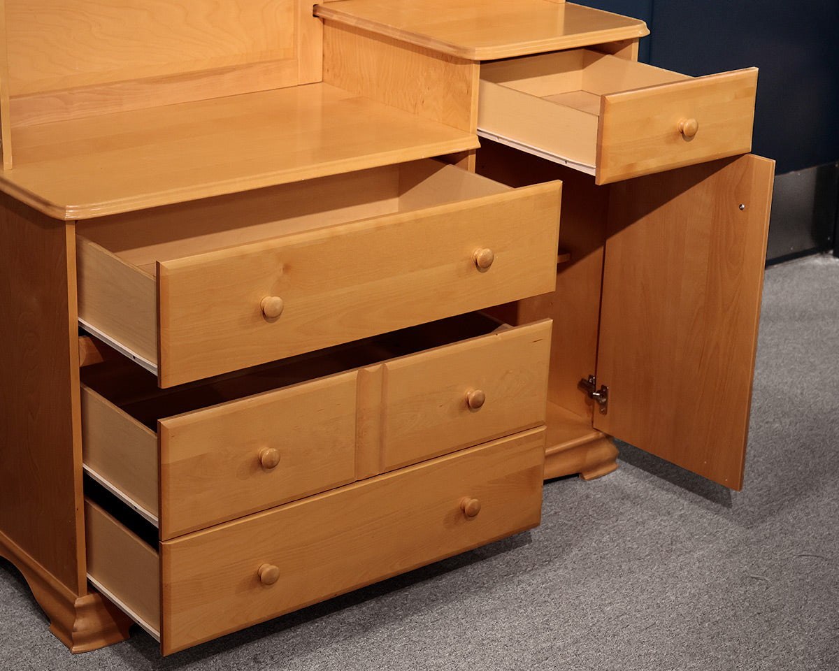 Morigeau Le'pine Changing Table w/ Hutch