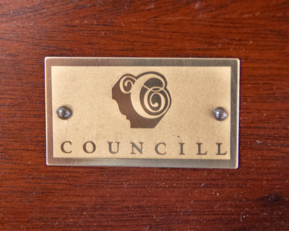 Councill Craftsman Inlaid Mahogany Cocktail Table