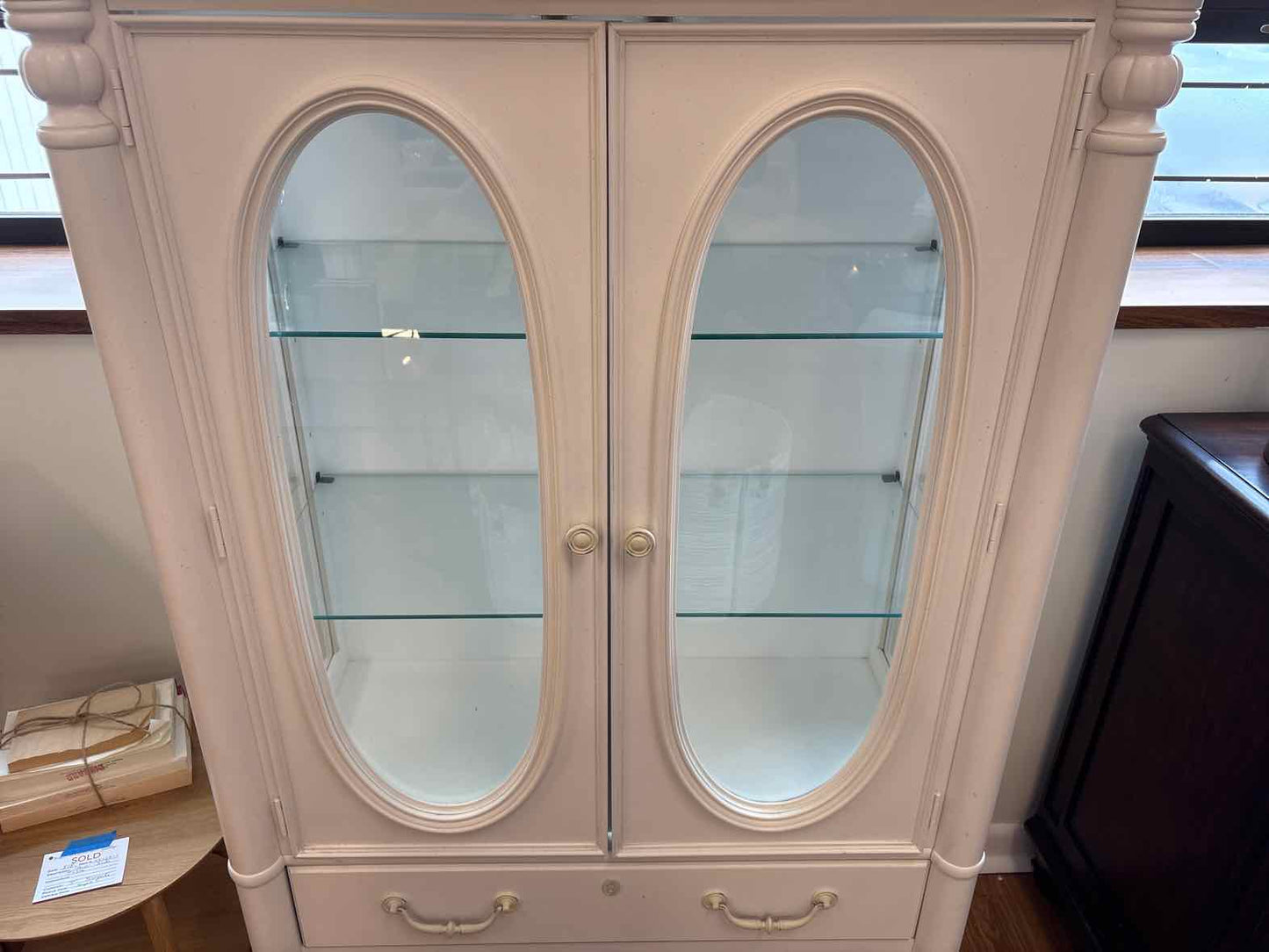 Young American 'Isabella' White Display Cabinet