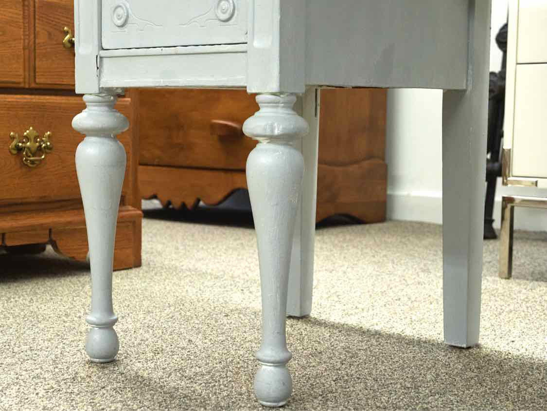 Painted Vanity in Grey