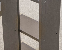 Pair of Espresso Finish Adjoining Bookcases