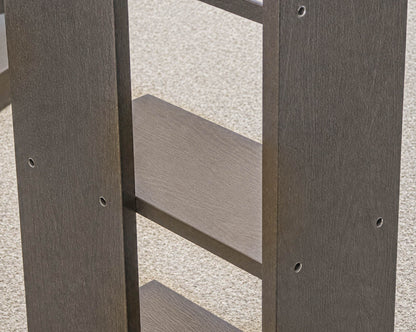 Pair of Espresso Finish Adjoining Bookcases