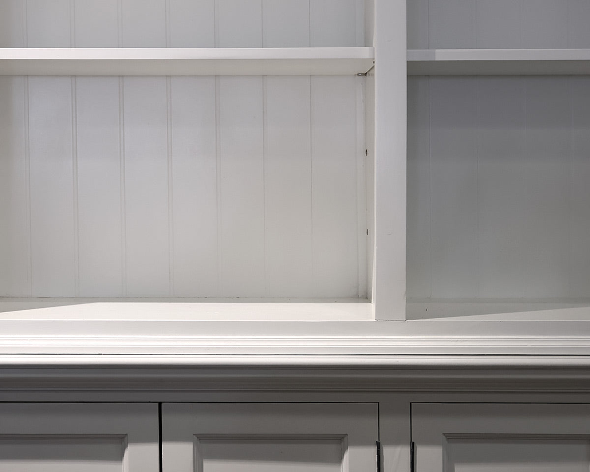 White 2-Piece Hutch