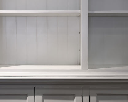 White 2-Piece Hutch
