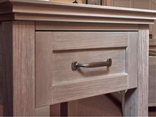 Pottery Barn ' Hampton' In 'Brushed Fog' Finish 1 Drawer/Shelf Nightstand